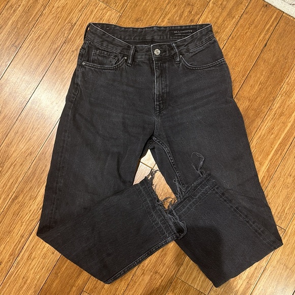 All Saints Ava Straight Leg Jeans - Picture 5 of 9